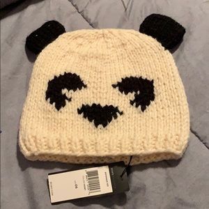NWT BCBG Panda winter hat